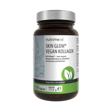 Lade das Bild in den Galerie-Viewer, Nutrimexx Skin Glow Vegan Kollagen – Vorderseite der Dose
