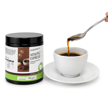 Load image into Gallery viewer, Nutrimexx Vitalpilz Espresso – Zubereiteter Kaffee mit Produkt
