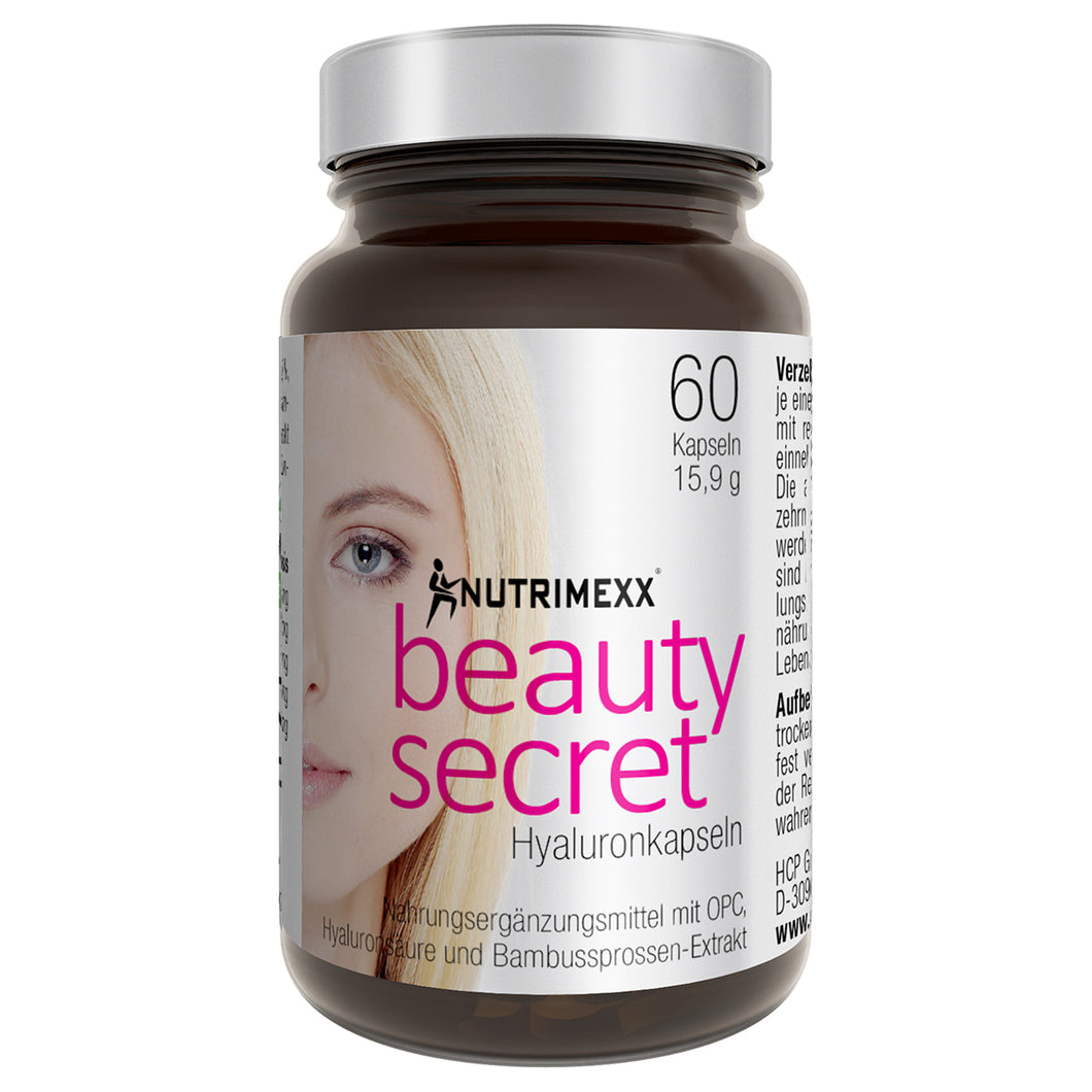 NUTRIMEXX Beauty Secret Hyaluron Kapseln - 60 Stück